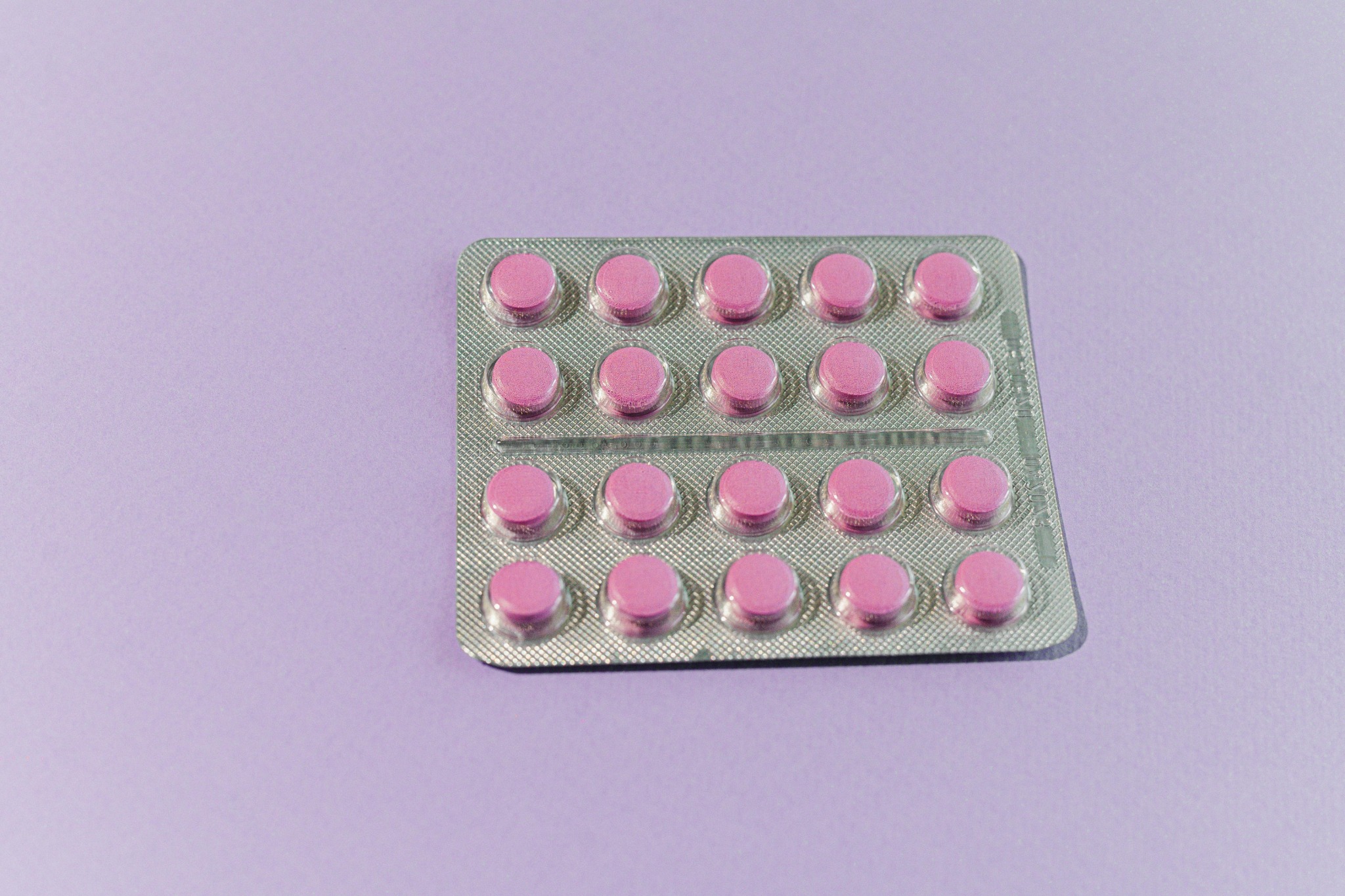 Pink tablets